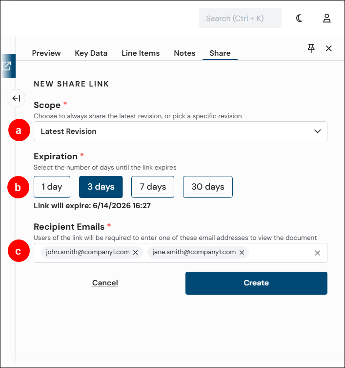 How to configure a secure link.